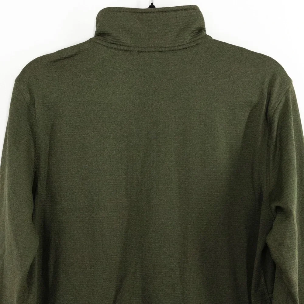 Merrell Quarter Zip Pullover Men's Small Olive Performance‎ Stretch Hiking NWOT